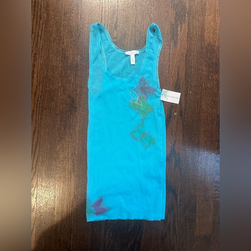On Gossamer sheer tank